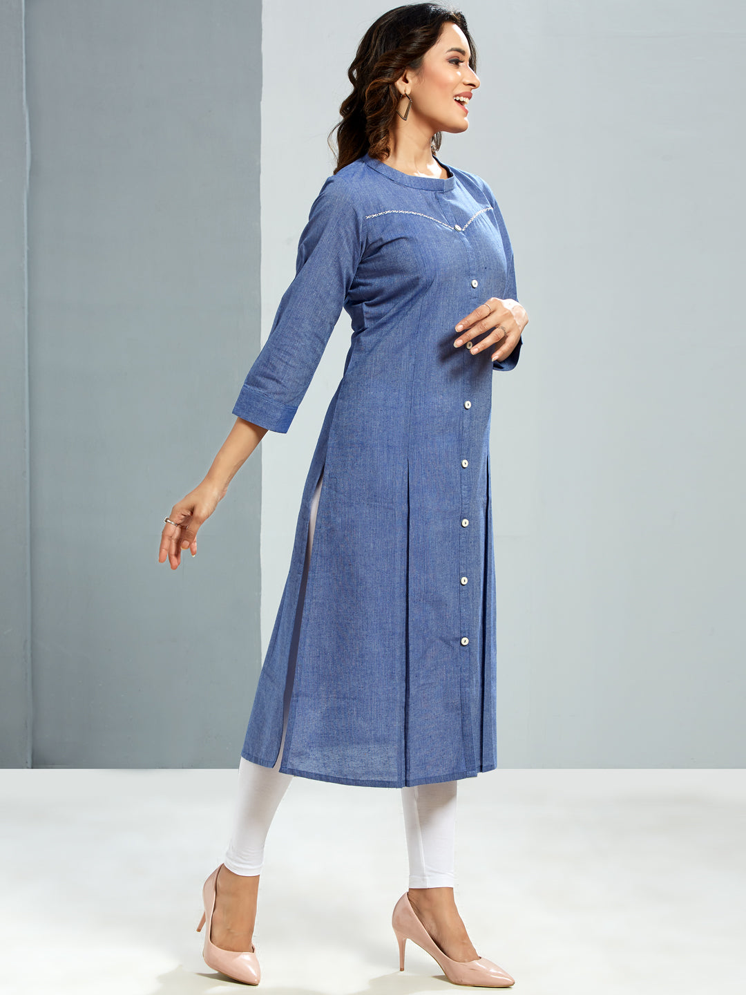 Ladies Full Sleeves Denim Kurti in Kohima at best price by Noor Garment  Manufacturer - Justdial